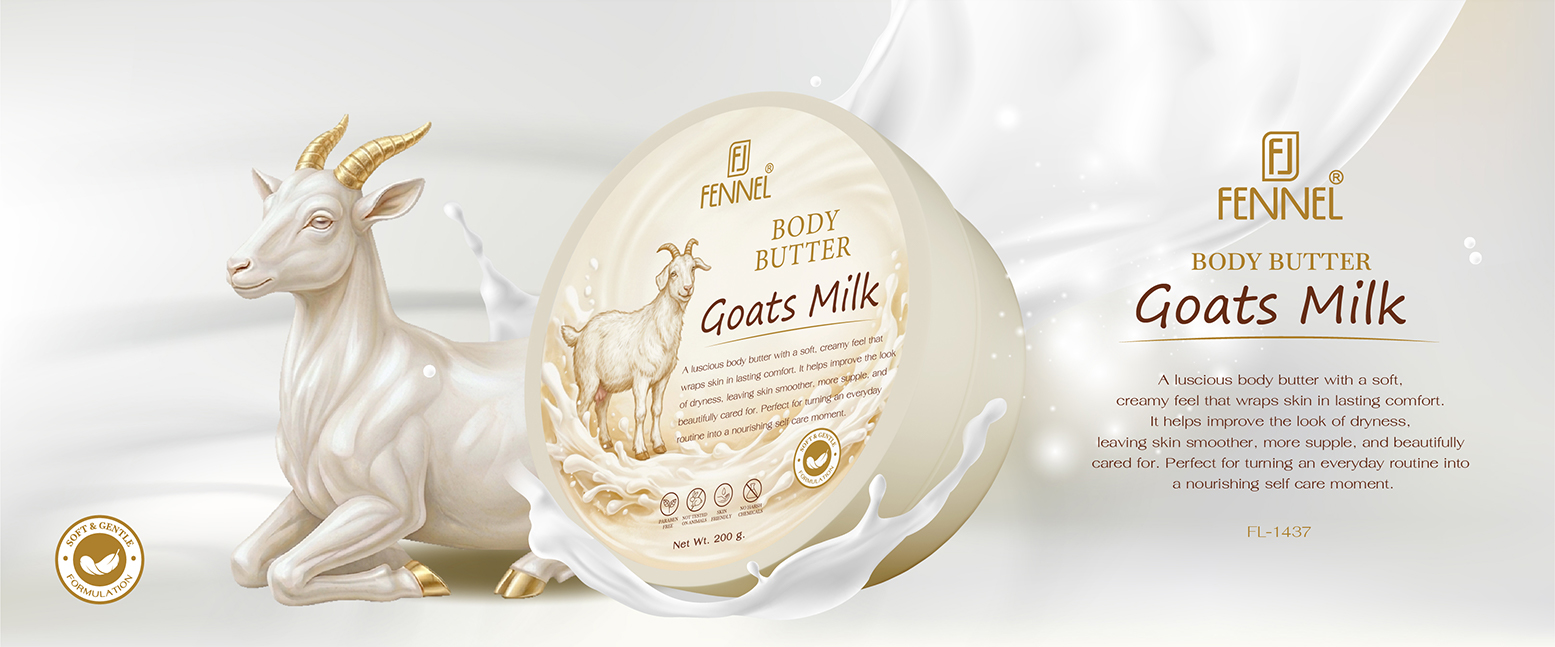 Fennel Body Butter Goats Milk 200g.