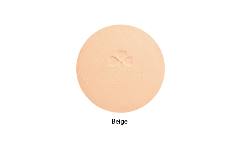 Sweet Heart Compact Powder With Mirror #Beige