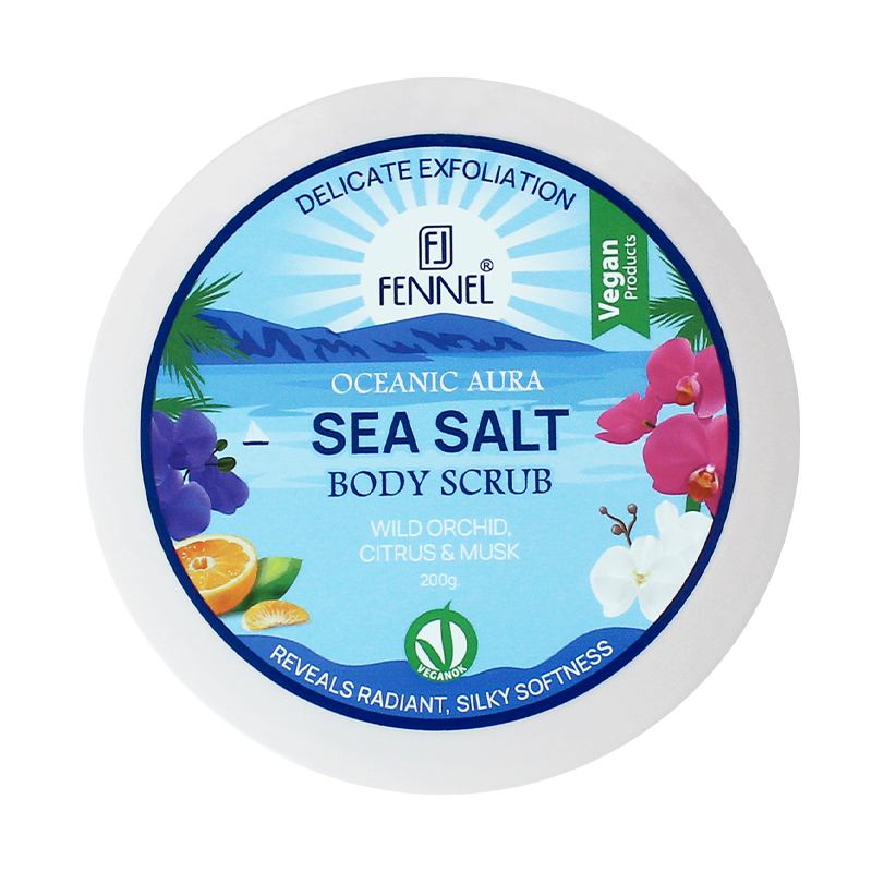 Fennel Oceanic Aura Sea Salt Body Scrub 200 g.