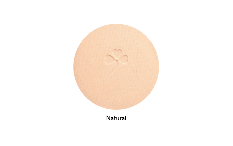 Sweet Heart Compact Powder With Mirror #Natural