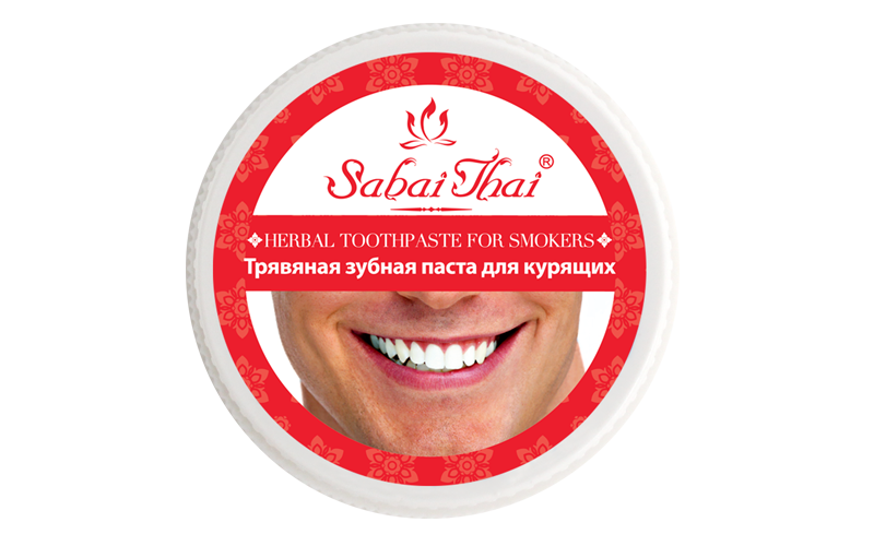 Sabai Thai Herbal Toothpaste for Smokers Box