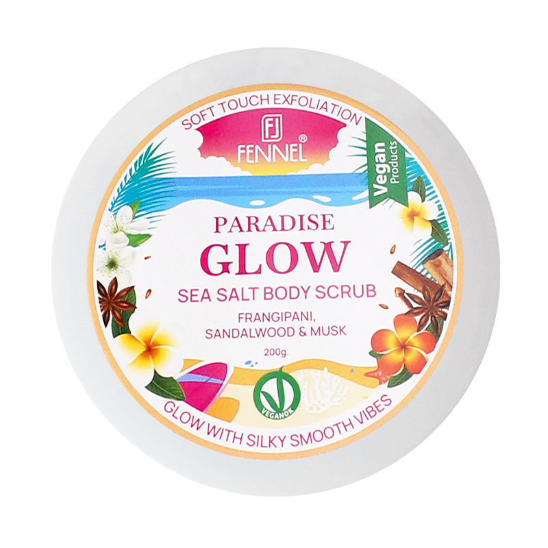 Fennel Paradise Glow Sea Salt Body Scrub 200 g.