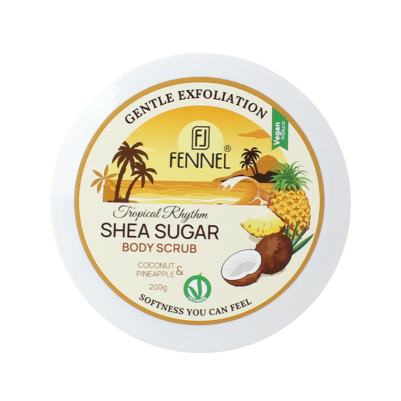 Fennel Fropical Rhythm Shea Sugar Body Scrub 200 g.